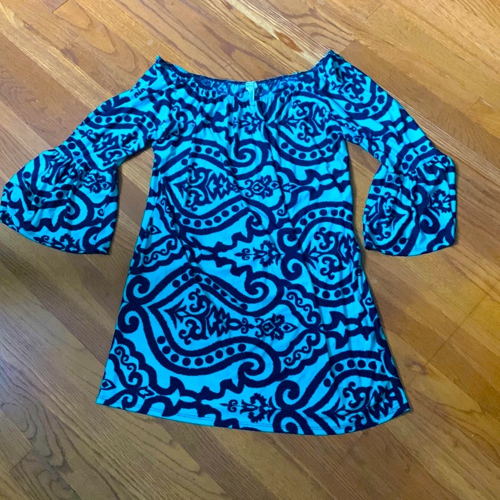 Bellamie tunic teal/navy women’s M